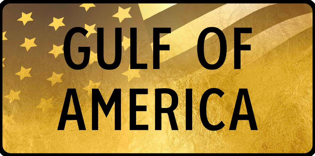 Gulf Of America Sign