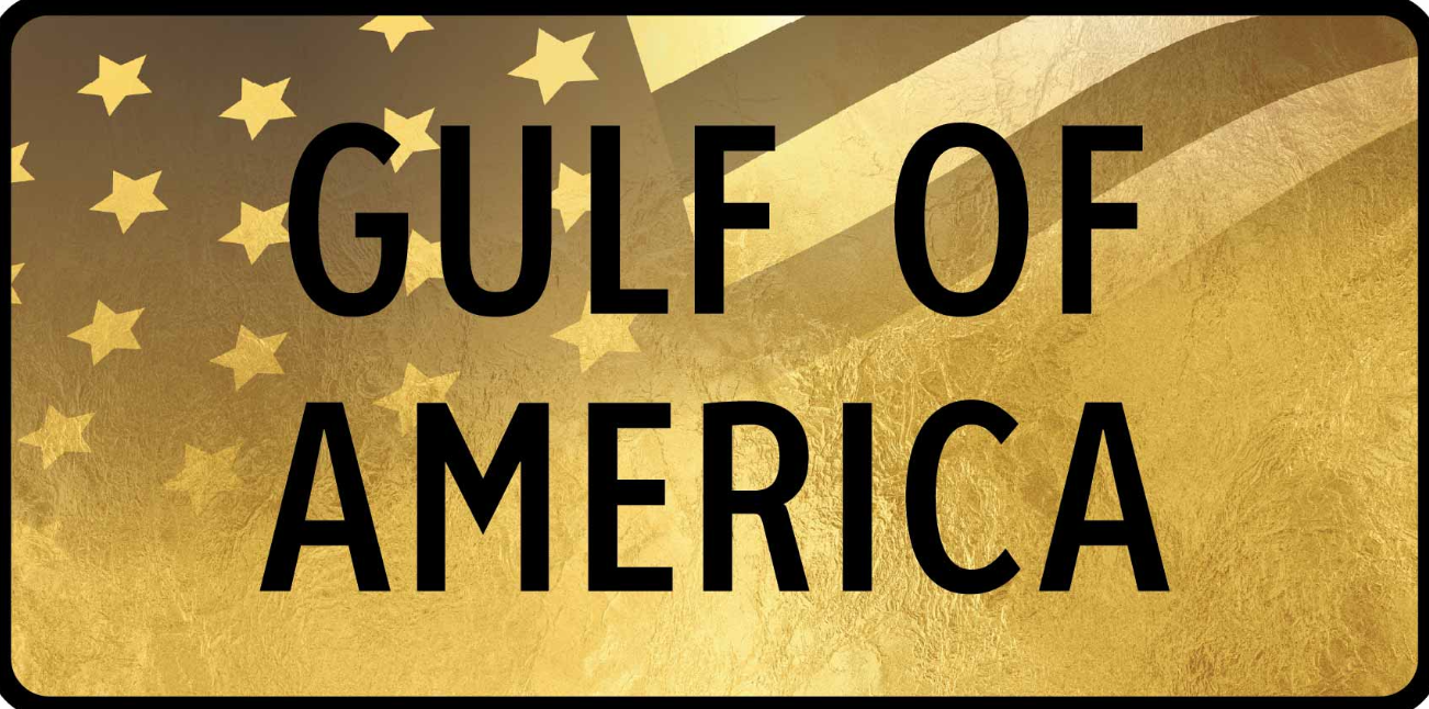 Gulf Of America Sign